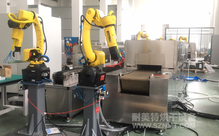 NMT-ZP-108 疫苗玻璃瓶小型預(yù)熱加固化自動裝配線(蘇州?？松?